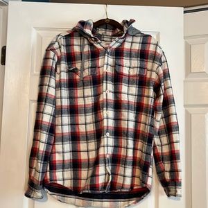 American Eagle hoodie flannel